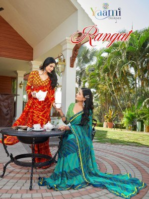 Rangat  Vol 1 Fancy Digital Printed catelogue Saree catelogue saree